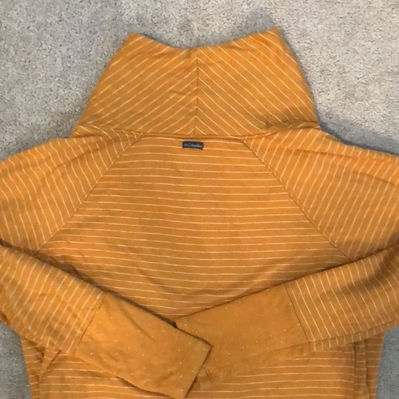 Columbia Sweatshirt Mustard Size S - Picture 5 of 5